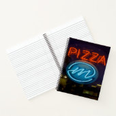Pizza Neon Sign Notizblock (Innenseite)