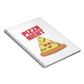 Pizza Night Notizblock (Rechte Seite)
