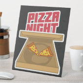 Pizza Night Sockelschild (In Situ)
