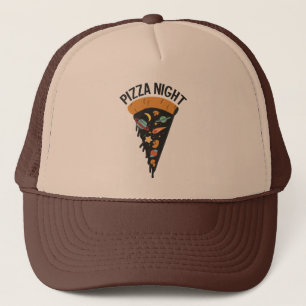 Pizza Night Space Truckerkappe