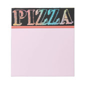 Pizza Notepad Notizblock (Vorderseite)