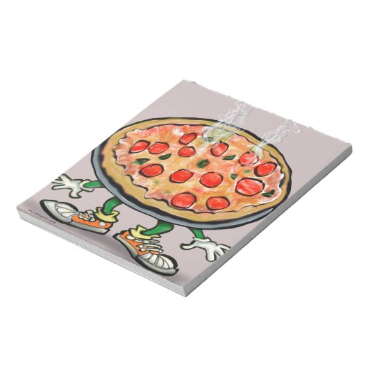 Pizza Notizblock (Rotiert)