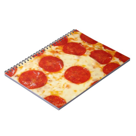 Pizza-Notizbuch Notizblock (Linke Seite)