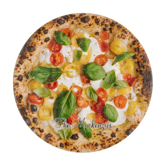 Pizza Novelty Fun Schneidebrett (Vorderseite)