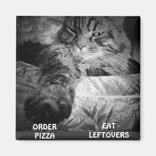 PIZZA ODER RESTE? MAGNET