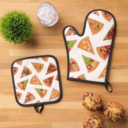 Pizza   ofenhandschuh & Topflappen-Set (Oben Unten)