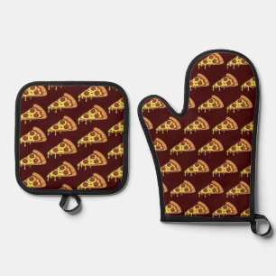 Pizza Ofenhandschuh & Topflappen-Set