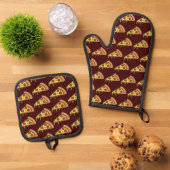 Pizza Ofenhandschuh & Topflappen-Set (Oben Unten)