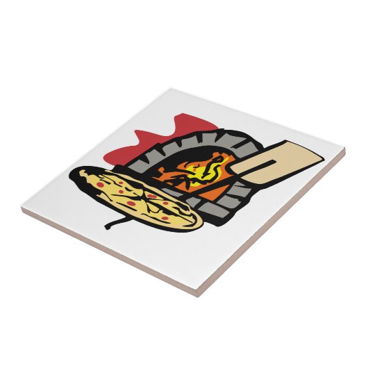 Pizza Oven Fliese (Seite)