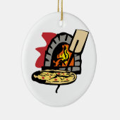 Pizza Oven Keramik Ornament (Rechts)