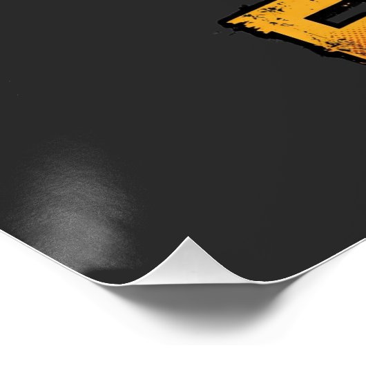 Pizza Overload Planet Poster (Ecke)