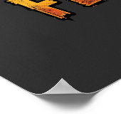 Pizza Overload Planet Poster (Ecke)