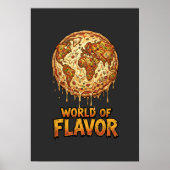 Pizza Overload Planet Poster (Vorne)