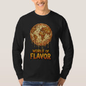 Pizza Overload Planet T-Shirt (Vorderseite)