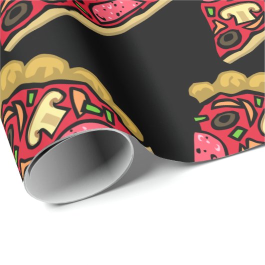 Pizza-Packpapier Geschenkpapier (Rolleneckpunkt)