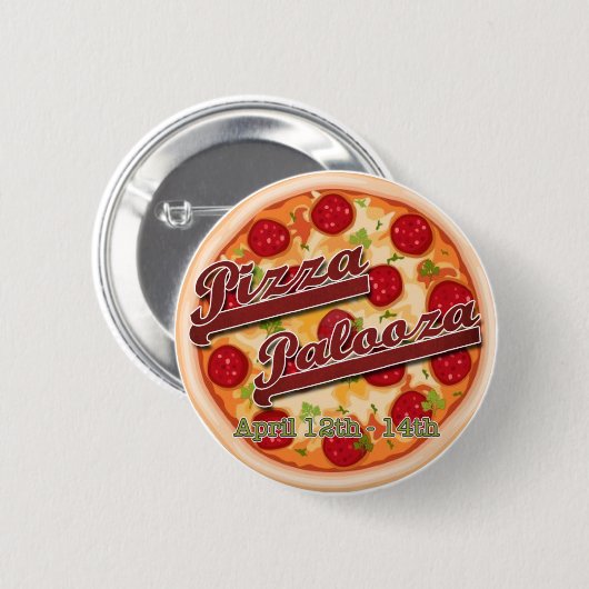 Pizza Palooza Button (Vorne & Hinten)