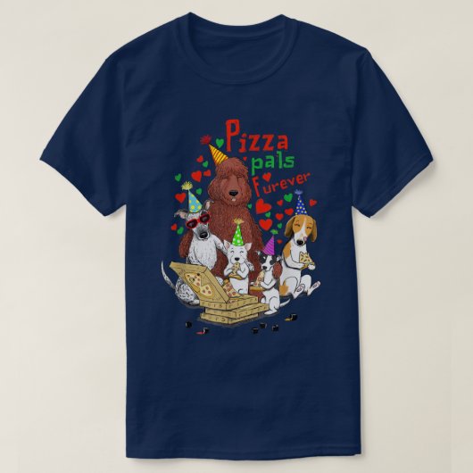 Pizza Pals Furever T-Shirt (Design vorne)