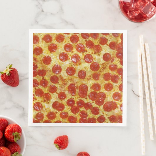 Pizza Paper Napkins Serviette (Beispiel)