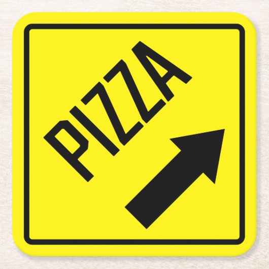 Pizza Paper Untersetzer (Vorderseite)