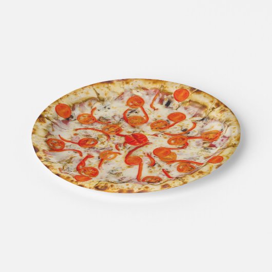 Pizza Pappteller (Schrägansicht)