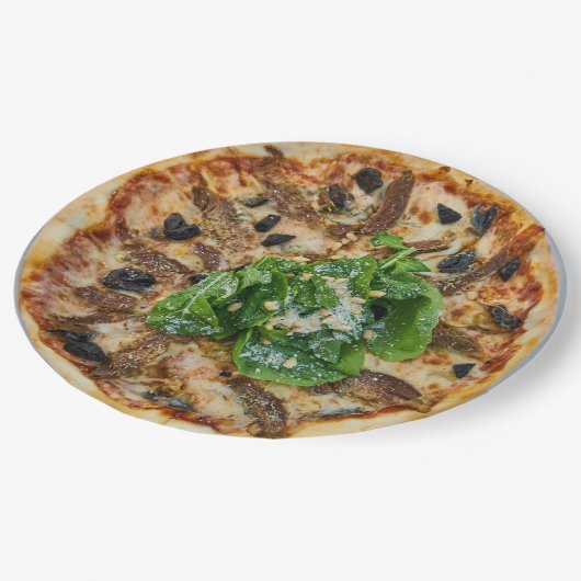 Pizza Pappteller (Schrägansicht)