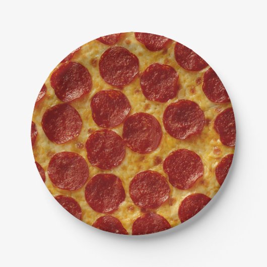 PIZZA PAPPTELLER (Vorderseite)