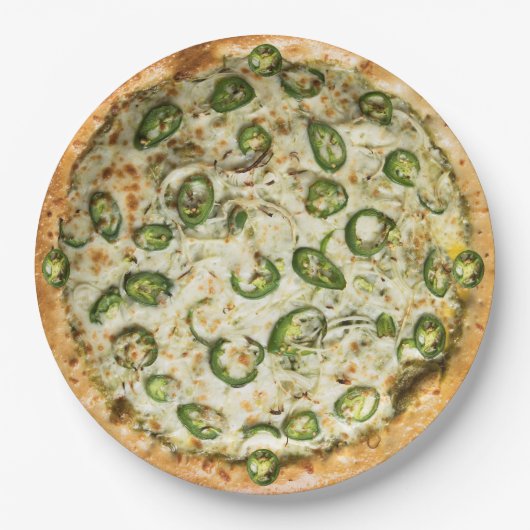 Pizza Pappteller (Vorderseite)