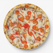 Pizza Pappteller (Vorderseite)