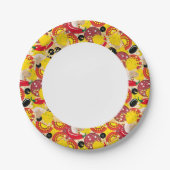 Pizza Pappteller (Vorderseite)