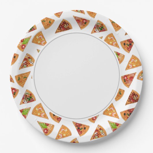 Pizza Pappteller (Vorderseite)