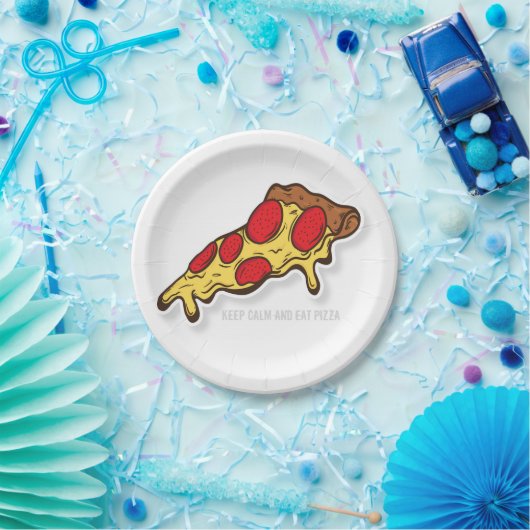 Pizza (Pappteller) Pappteller (Party)