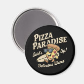 Pizza Paradise Magnet (Vorderseite/Rückseite)