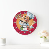 Pizza Parlor Pizzeria Italienisch Persönliche Uhr (Zuhause)