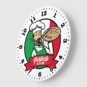 Pizza Parlor Pizzeria Italienisch Persönliche Uhr (Winkel)