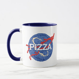 PIZZA PARODY PATTERN TASSE