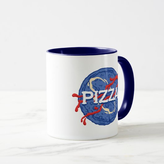 PIZZA PARODY PATTERN TASSE (VorderseiteRechts)