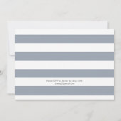 Pizza Party 25. Geburtstag | Einladung gestrichen (Rückseite)