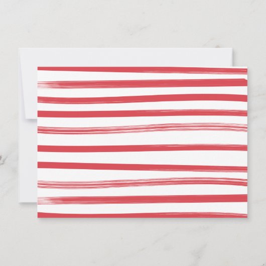 Pizza Party 4. Geburtstag Moderne Einladung (Rückseite)