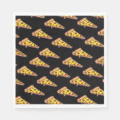 Pizza Party Birthday Decor | Fun Pizza Slice Theme Serviette (Vorderseite)