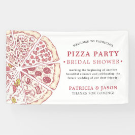 Pizza-Party | Brautparty-Banner Banner