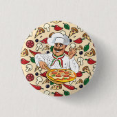 Pizza-Party Button (Vorderseite)