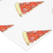 Pizza Party Cheese Pepperoni Pie Slice Pizzeria Tischdecke (Schrägansicht)