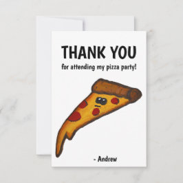Pizza-Party Danke