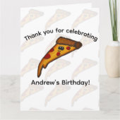 Pizza-Party Danke (Vorderseite)