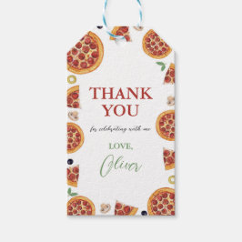 Pizza-Party, Ein Stück Spaß Geschenkanhänger