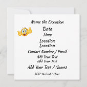 Pizza-Party Einladung (Rückseite)