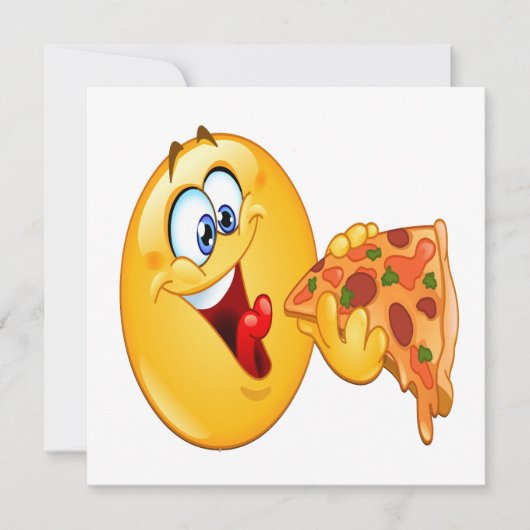 Pizza-Party Einladung (Vorderseite)