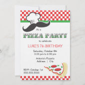 Pizza-Party Einladung (Vorderseite)