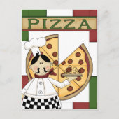 Pizza-Party Einladung (Vorderseite)