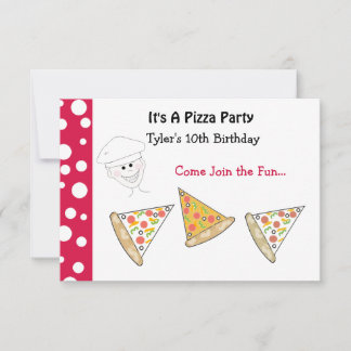 Pizza-Party Einladung